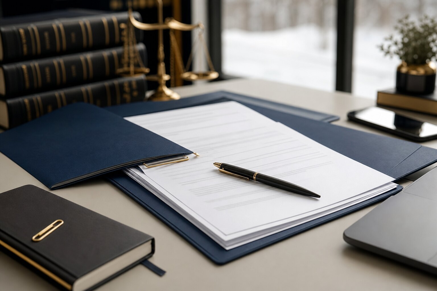 Employment and immigration documents prepared for review after job loss on a closed work permit in Canada.