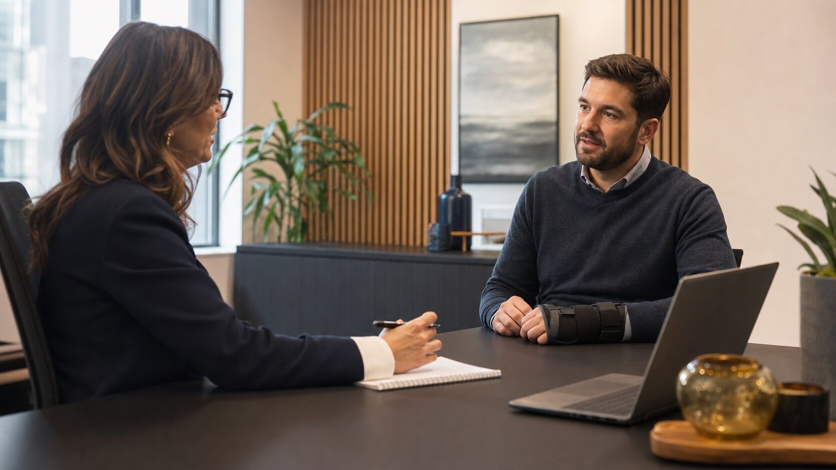 Medical leave accommodation and termination documents reviewed during an Ontario employment-law consultation.