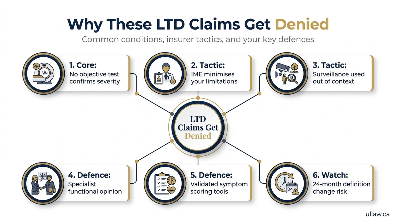 Why These LTD Claims Get Denied