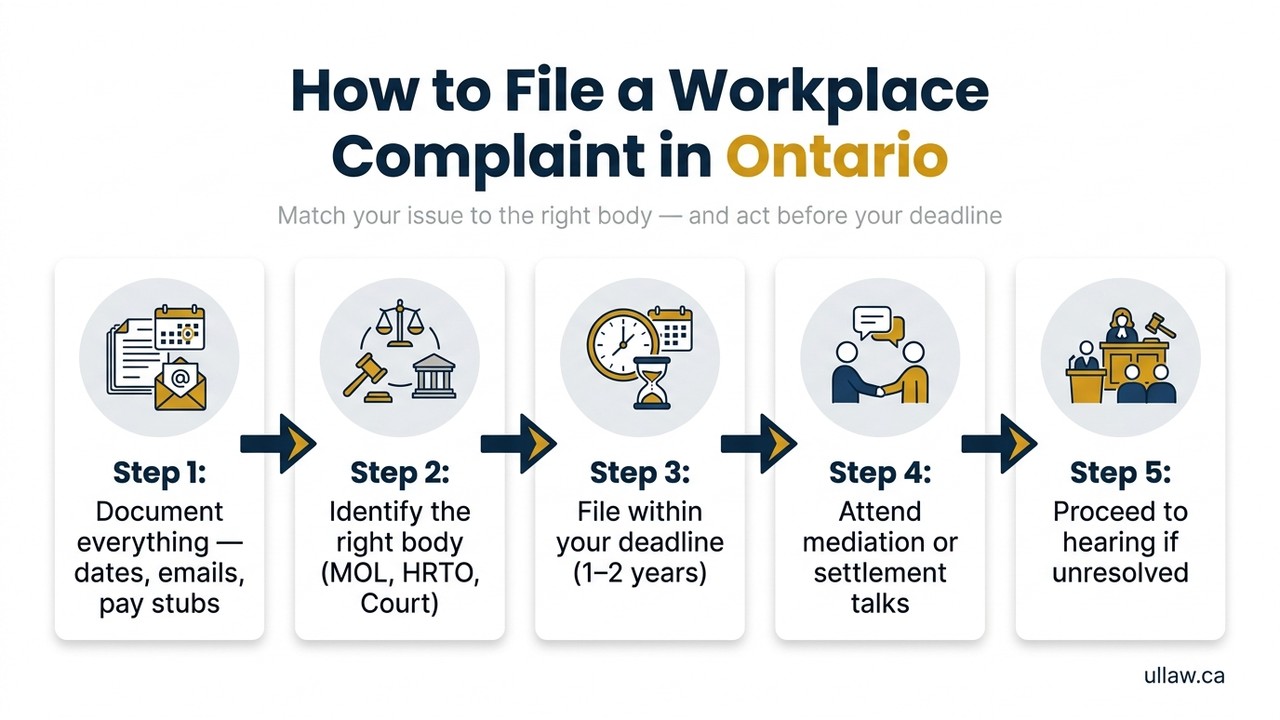 How to File a Workplace Complaint in Ontario