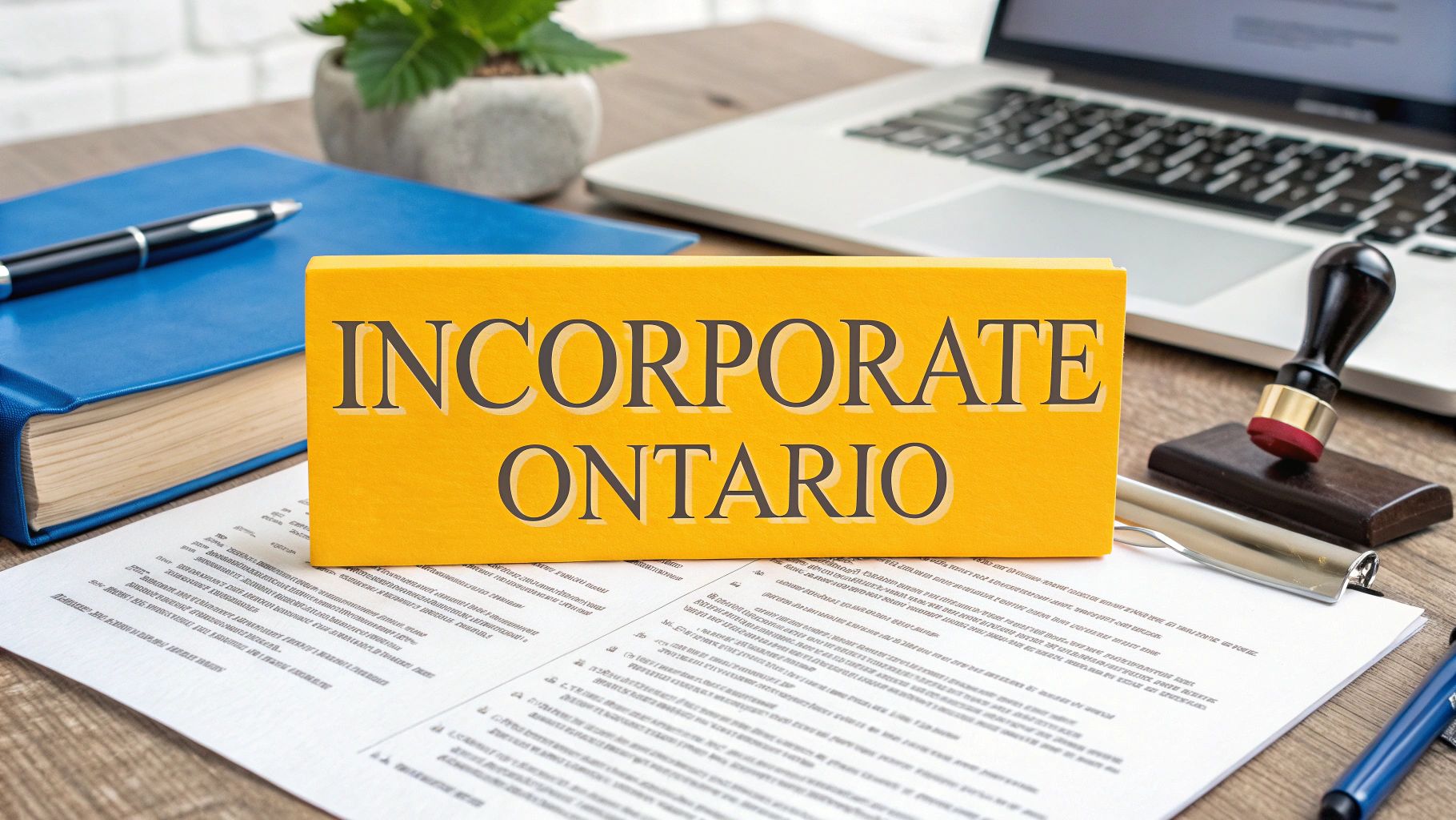 How to Incorporate a Business Ontario: 2026 Checklist