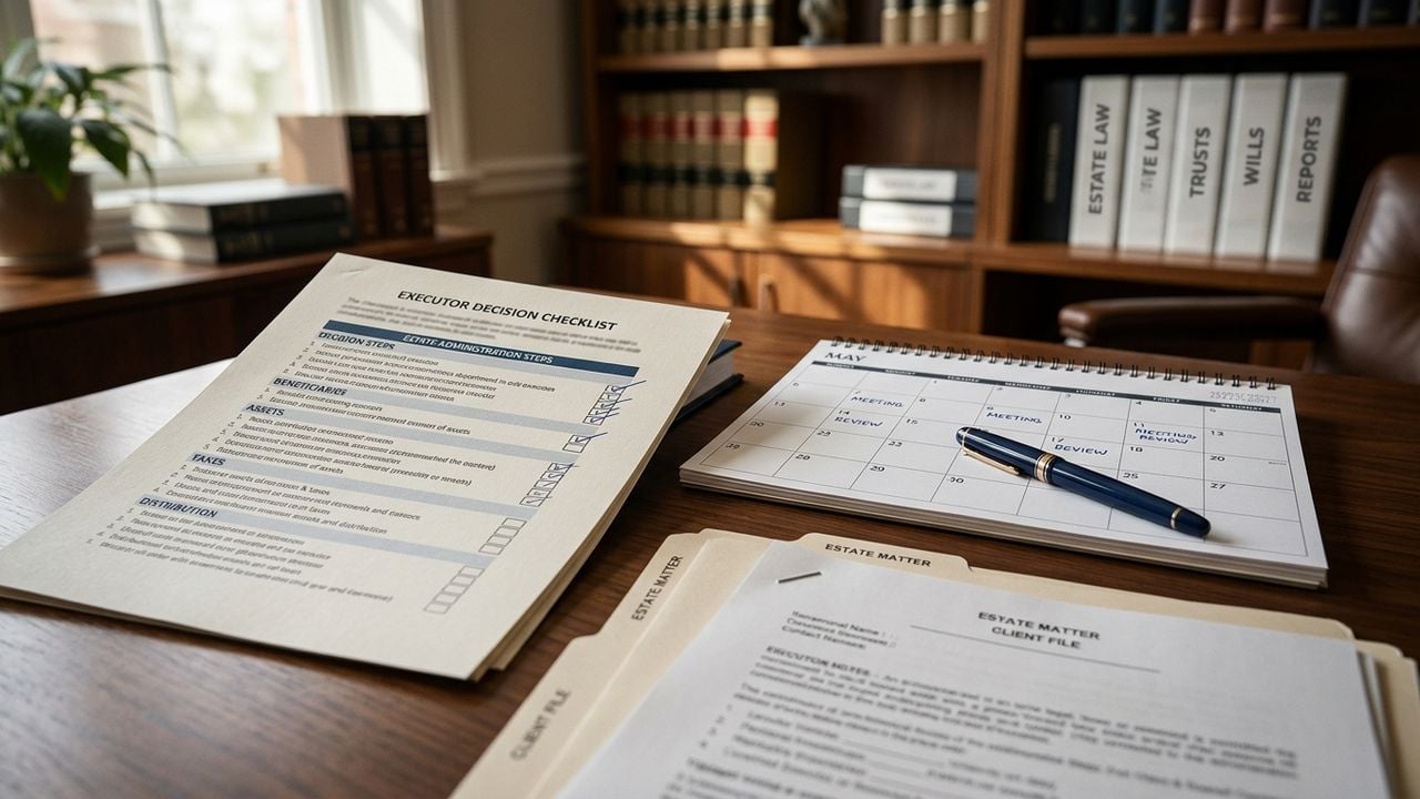 Ontario executor reviewing estate responsibilities before deciding whether to act