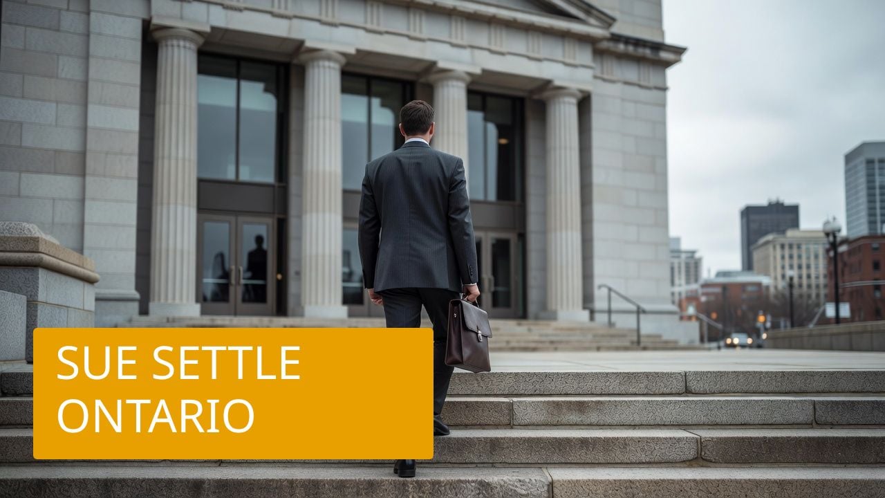 Is It Better to Sue or Settle in Ontario?