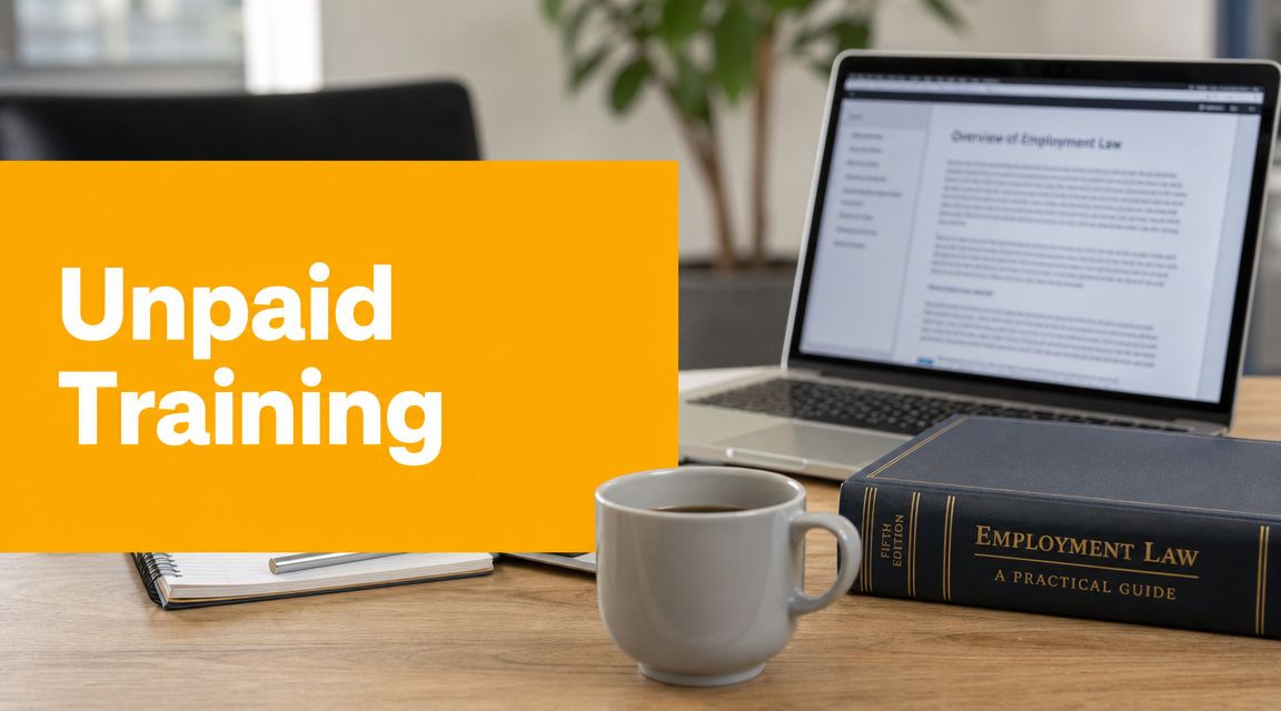 Unpaid Training Ontario Employee Rights: A 2026 Guide