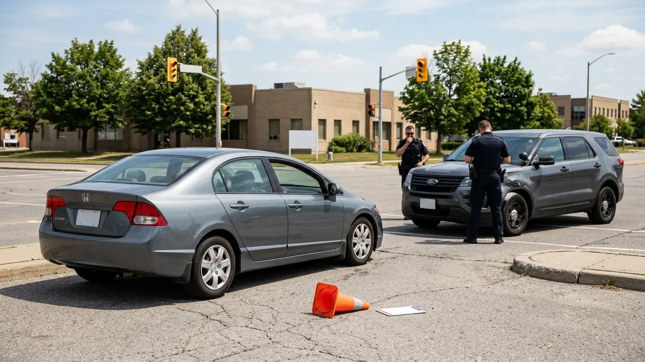Man wanted after striking police officer with car to evade arrest in Brampton