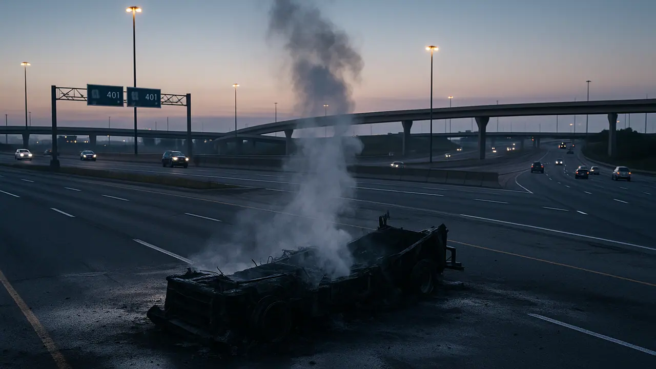 Fiery collision in Burlington ‘could have been disastrous,’ OPP say