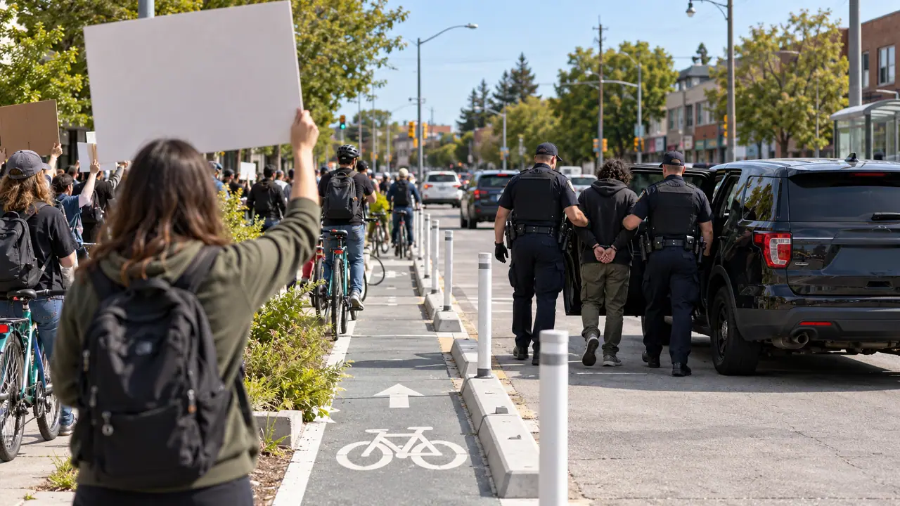 Etobicoke Bike Lane Protests: Arrests and Legal Rights