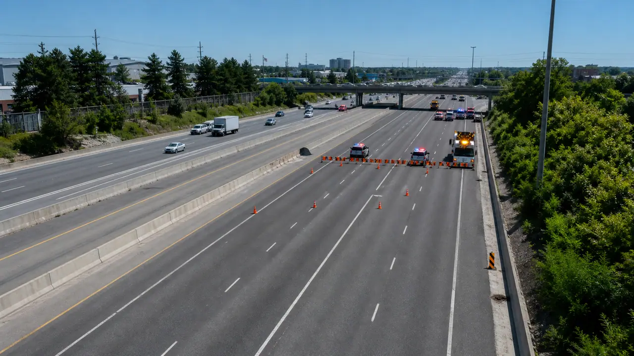 Highway 401 Crash in Pickering: Critical Injury and Road Closures