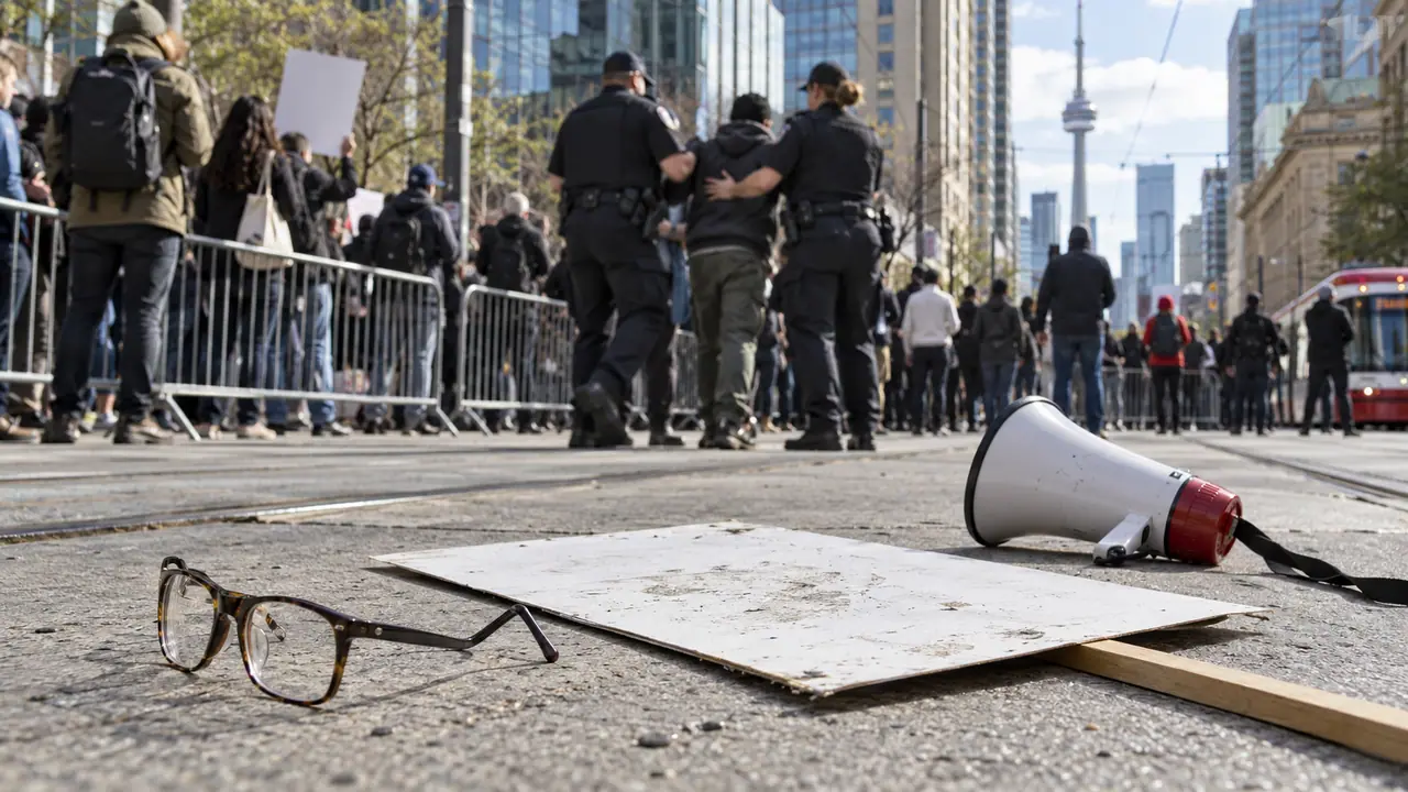Man charged after allegedly punching victim ‘several times’ during Toronto demonstration