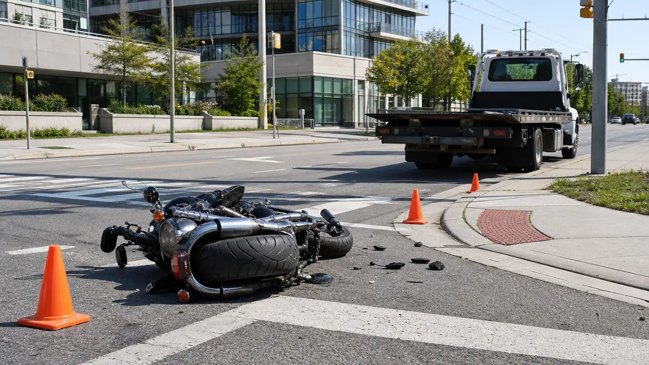 Motorcyclist dead after collision with Mississauga bus: Peel Regional Police