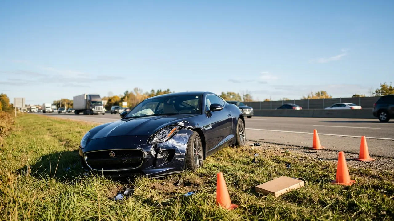 Motorcyclist charged in crash that sent Lamborghini flying onto Highway 403