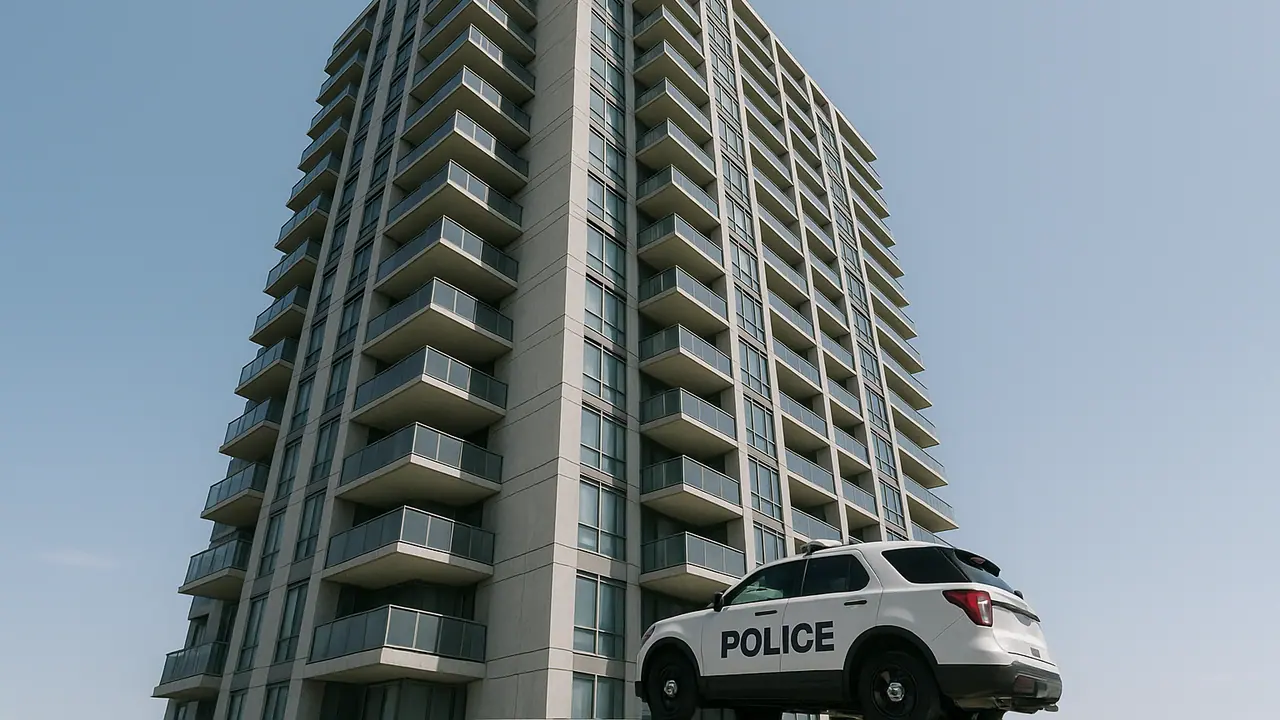 Toronto police officers say the husband of a 29-year-old woman who was fatally stabbed at a North York high-rise has been charged with first-degree murder in connection with her death.