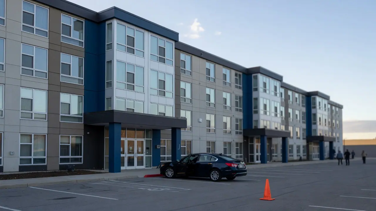 Toronto police are searching for a 25-year-old woman in connection with the violent death of a man at a North York apartment building.