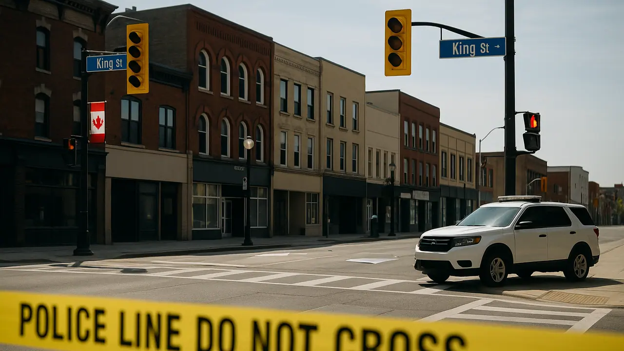 Woman injured after knife-wielding suspect allegedly attacks bystander in Oshawa.
