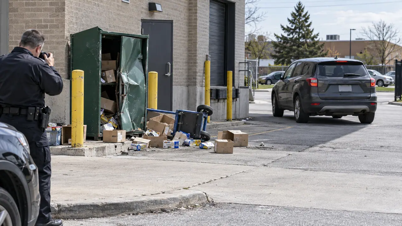 Police release suspect vehicle image in Etobicoke food charity vandalism