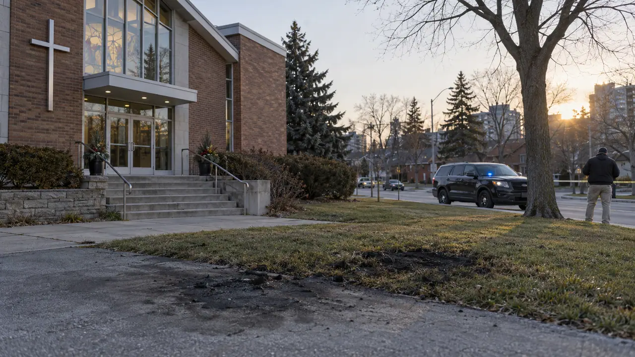 Toronto Man Charged with Arson After Flags Burned Outside North York Church