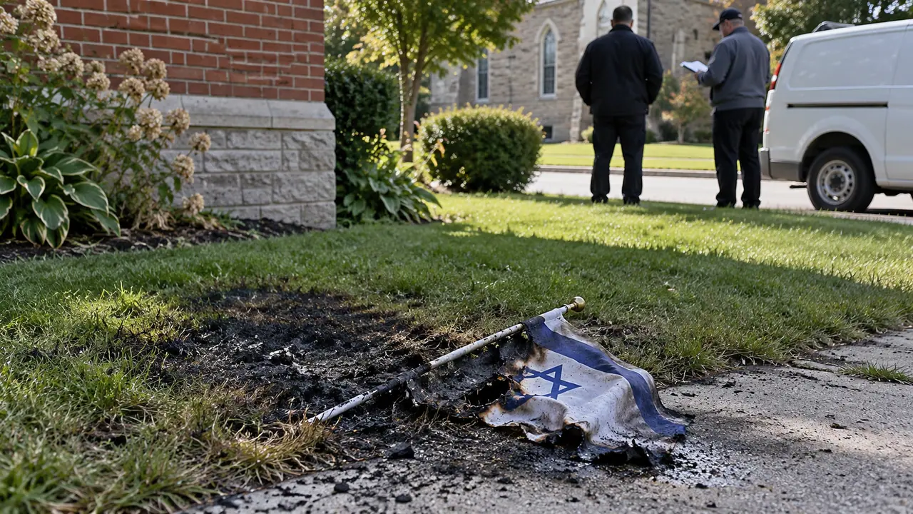 Toronto Man Charged After Israeli Flags Torched on October 7