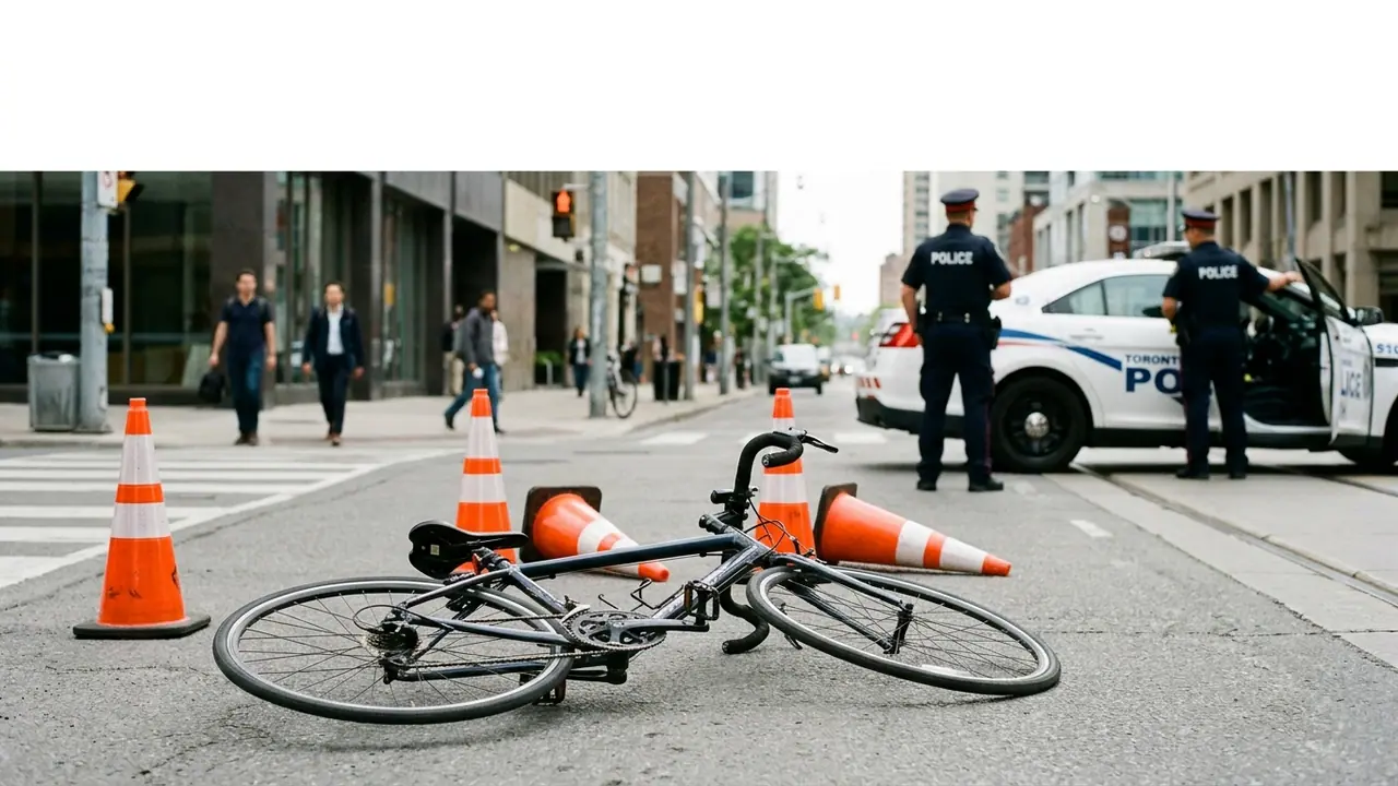 Excessive or justified? Video shows Toronto police tackling cyclist for alleged traffic violation