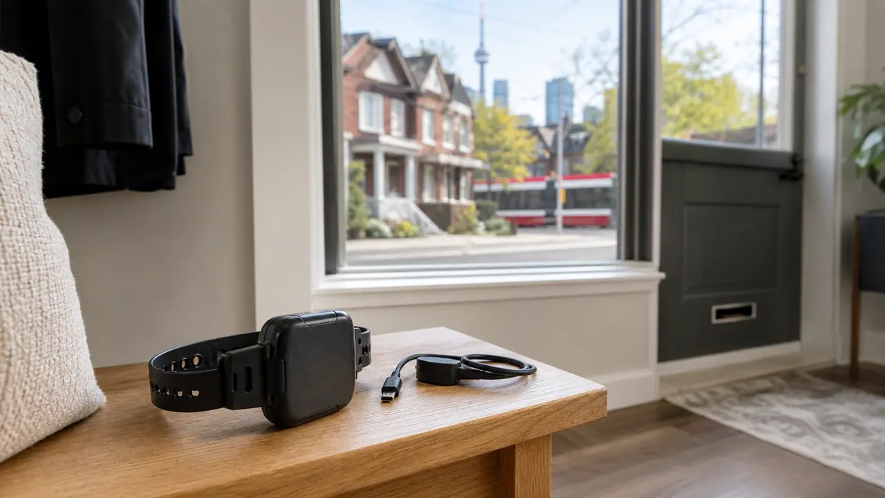 Toronto police search for man who failed to charge court‑ordered GPS monitor; whereabouts unknown.