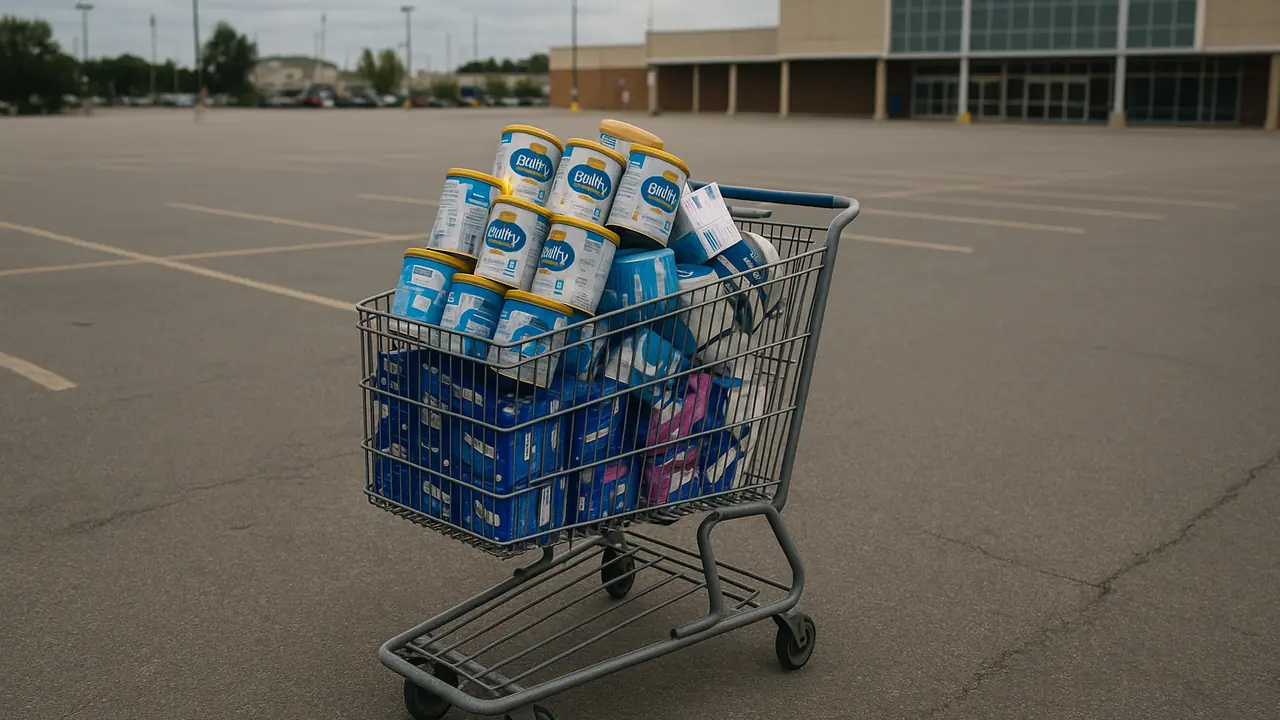 Police seize nearly $6K in baby formula, hygiene products after fraud arrest.